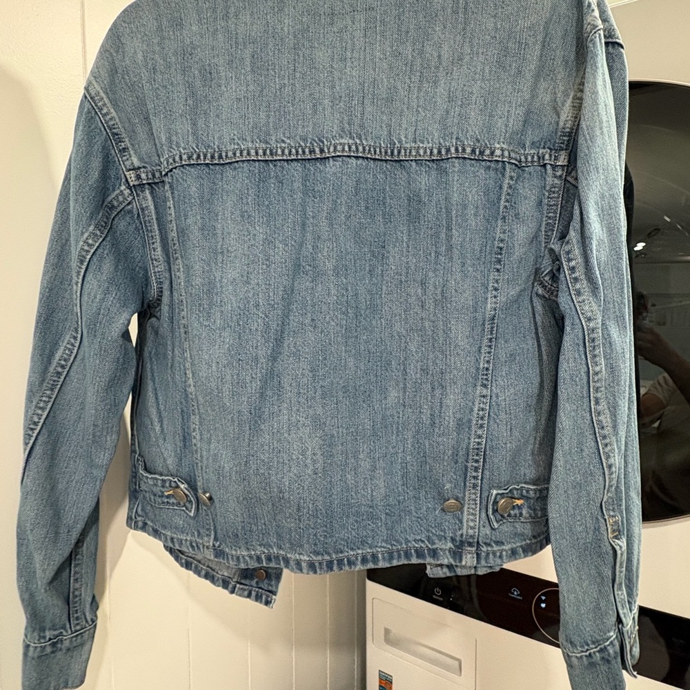 Able Light Blue Jean Jacket with Button Details - image 2